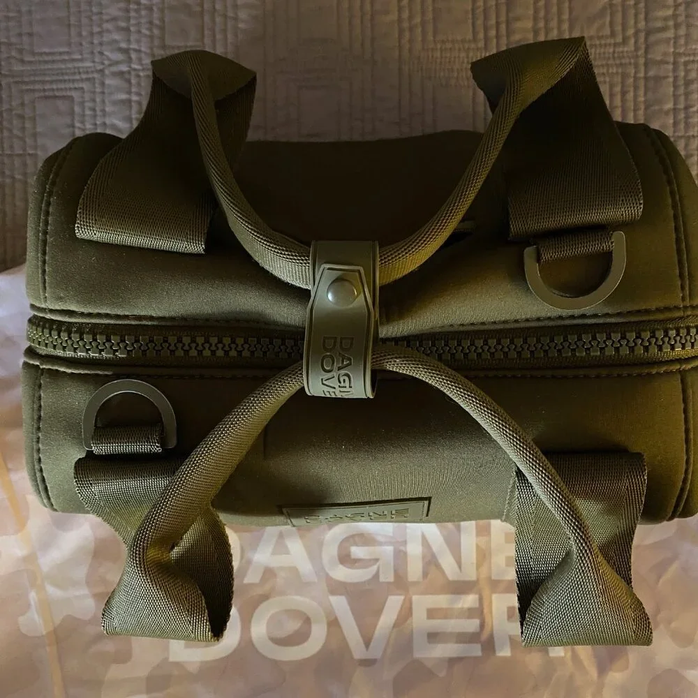 Dagne Dover, Landon Carryall, Dark Moss, Like new, size small with dust bag - Picture 4 of 10